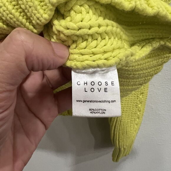 Generation Love Nadia Perf Sweater REVOLVE Sz L Reg $250 Neon Festival Chic Fun - Picture 4 of 7